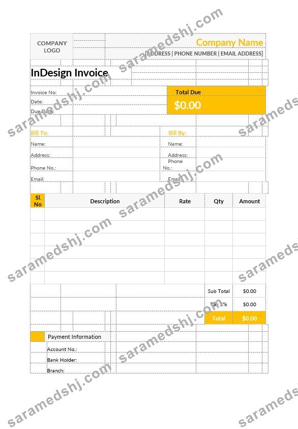 Indesign Invoice Template